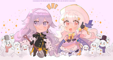 CHIBIS/EMOTES (click to see full)⠀